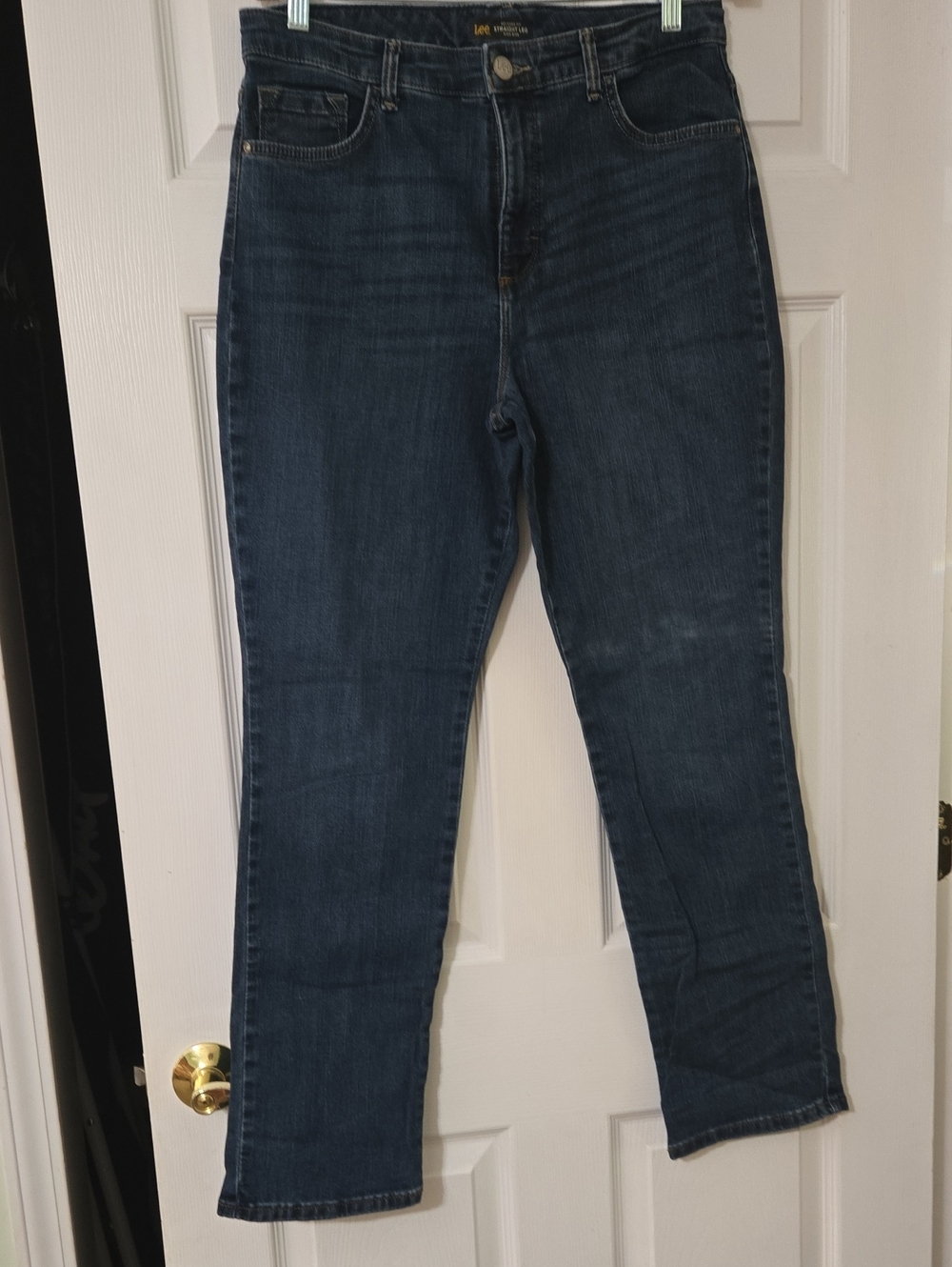 Lee Women's Dark Indigo High-Rise Slim Jeans